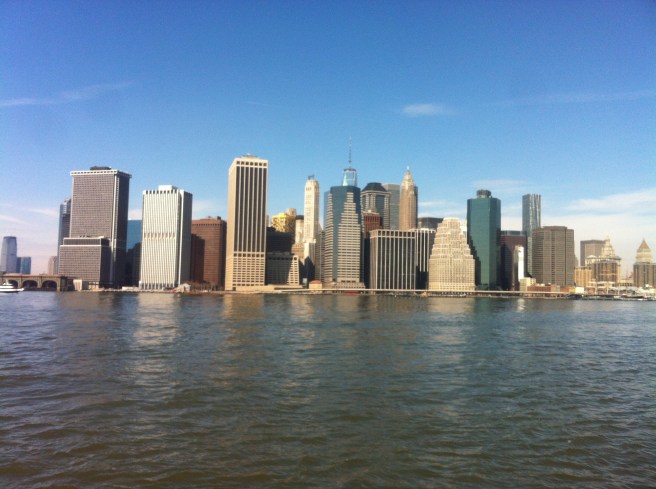new york from the brooklyn river pier